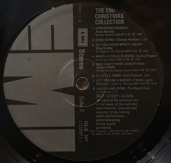 Various - The EMI Christmas Collection | Oasis Records (OLE 557) - 3 Various - The EMI Christmas Collection | Oasis Records (OLE 557) - 3