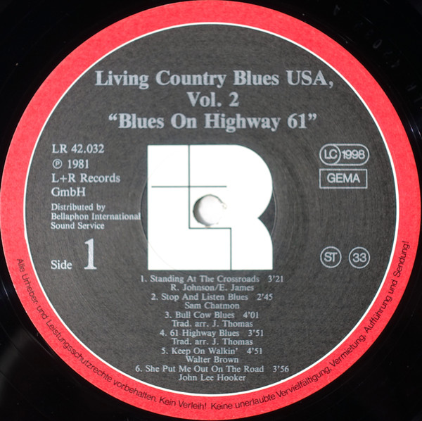 Various - Blues On Highway 61 | L+R Records (LR 42.032) - 3 Various - Blues On Highway 61 | L+R Records (LR 42.032) - 3
