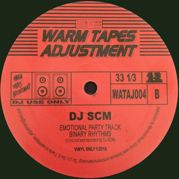 DJ SCM - Emotional Party Tracks | Warm Tapes Adjustment (WATAJ004) - 2