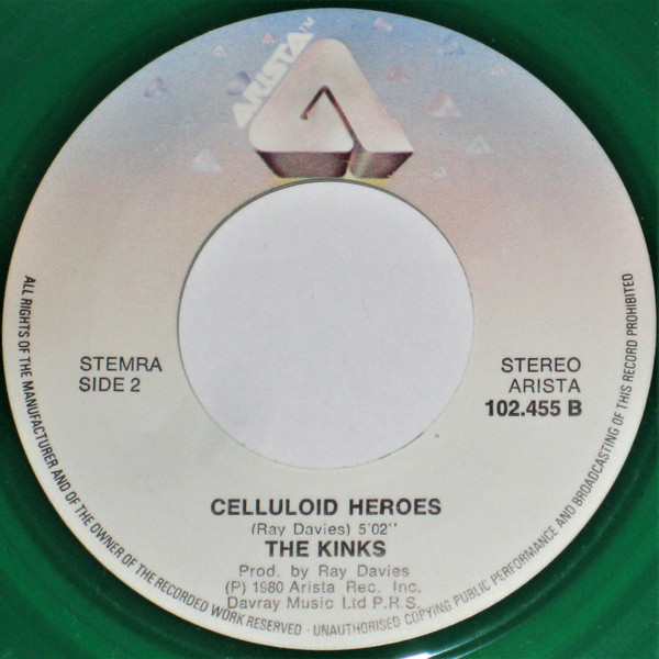 The Kinks - Lola / Celluloid Heroes | Arista (102.455) - 4