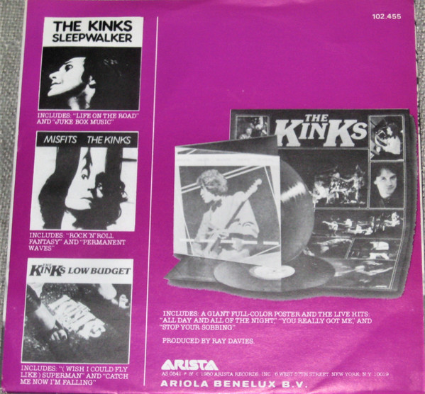 The Kinks - Lola / Celluloid Heroes | Arista (102.455) - 2