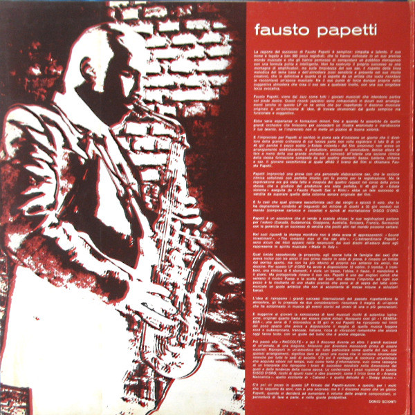 Fausto Papetti - Il Disco D'Oro Di Fausto Papetti · 15ª Raccolta | Durium (ms A 77310) - 2