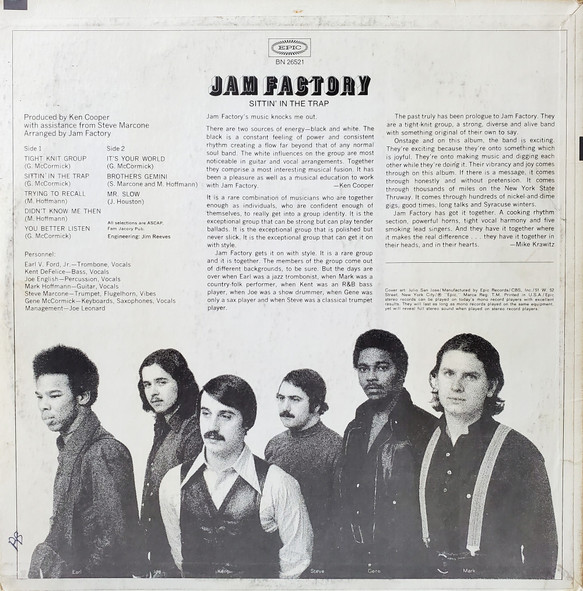 Jam Factory - Sittin' In The Trap | Epic (BN 26521) - main Jam Factory - Sittin' In The Trap | Epic (BN 26521) - main