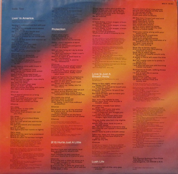 Donna Summer - Donna Summer | Warner Bros. Records (WEA 99 163) - 2