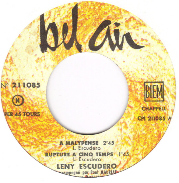 Leny Escudero - À Malypense | Bel Air (211085) - 3