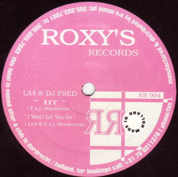LA4 & Fred Henderson - Bola | Roxy's Records (RR 004) - 2