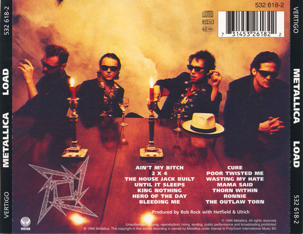 Metallica - Load | Vertigo (532 618-2) - 2