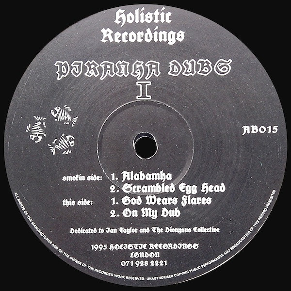 Piranha Dubs 1 - Alabamha | Holistic Recordings (AB 015) - 2