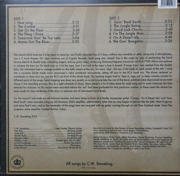 C.W. Stoneking - Gon' Boogaloo LP | King Hokum Records (KHR03LP) - 2 C.W. Stoneking - Gon' Boogaloo LP | King Hokum Records (KHR03LP) - 2