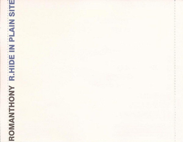 Romanthony - R.Hide In Plain Site | Glasgow Underground (GUCD 15) - 4