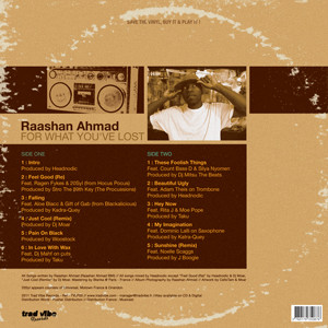 Raashan Ahmad - For What You've Lost | Trad Vibe (TVLP05) - 2