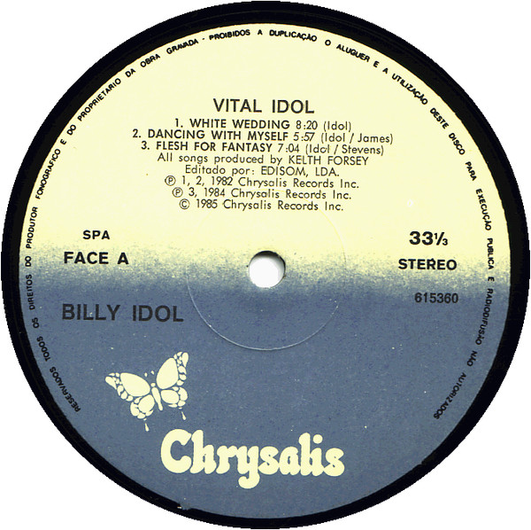 Billy Idol - Vital Idol | Chrysalis (615360) - 3