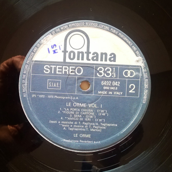 Le Orme - Le Orme Vol. 1 | Fontana (6492 042) - 4