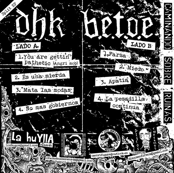 Destruye, Huye, Krea / B.E.T.O.E - Caminando Sobre Ruinas | Discos Enfermos (DE #75) - 2 Destruye, Huye, Krea / B.E.T.O.E - Caminando Sobre Ruinas | Discos Enfermos (DE #75) - 2
