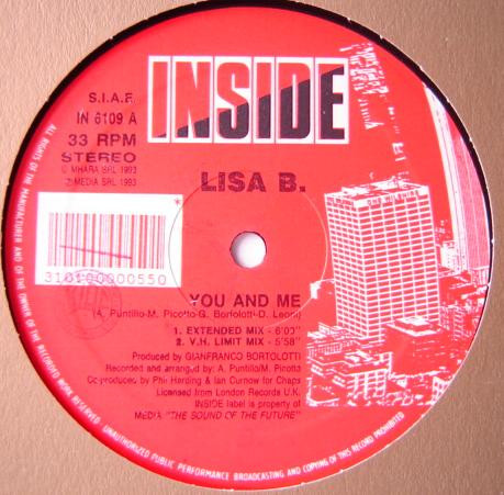 Lisa B - You And Me | Inside (IN 6109) - main