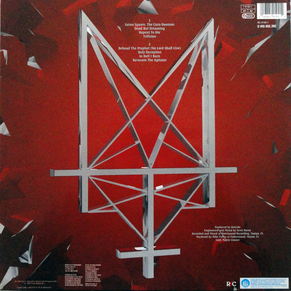 Deicide - Legion | R/C Records (RC 9192-1) - 2