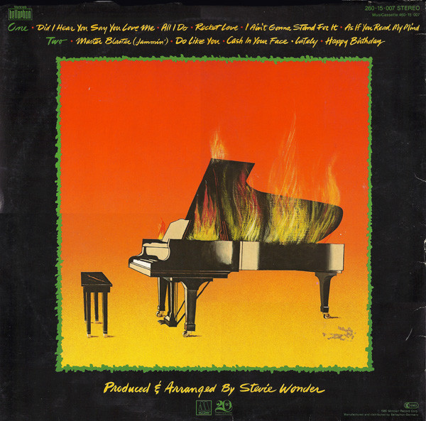 Stevie Wonder - Hotter Than July | Motown (260·15·007) - 2 Stevie Wonder - Hotter Than July | Motown (260·15·007) - 2