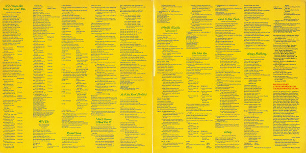 Stevie Wonder - Hotter Than July | Motown (260·15·007) - 3 Stevie Wonder - Hotter Than July | Motown (260·15·007) - 3