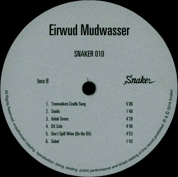 Eirwud Mudwasser - Snaker 010 | Snaker (SNAKER 010) - 3