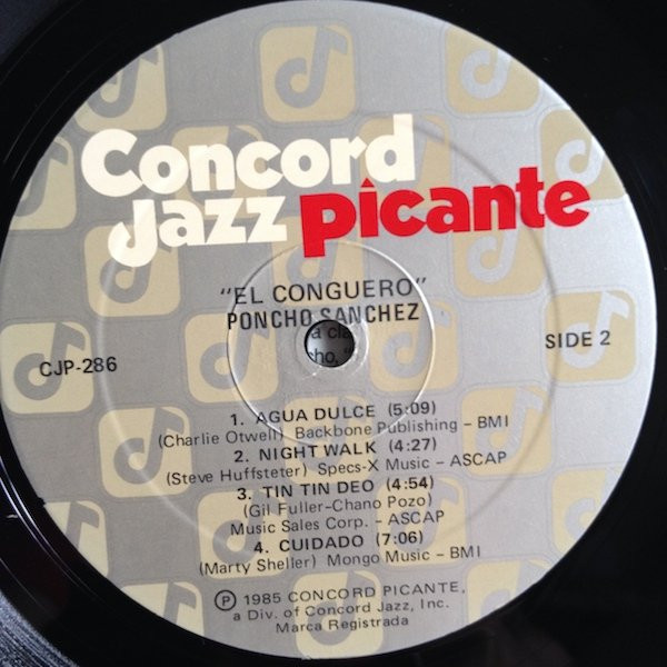 Poncho Sanchez - El Conguero | Concord Jazz Picante (CJP-286) - 4