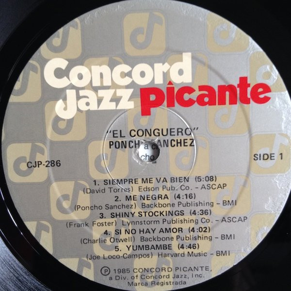 Poncho Sanchez - El Conguero | Concord Jazz Picante (CJP-286) - 3