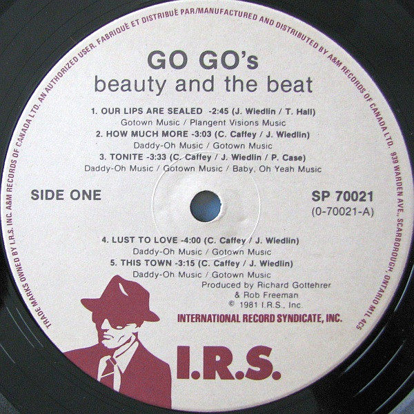 Go-Go's - Beauty And The Beat | I.R.S. Records (SP 70021) - 3 Go-Go's - Beauty And The Beat | I.R.S. Records (SP 70021) - 3