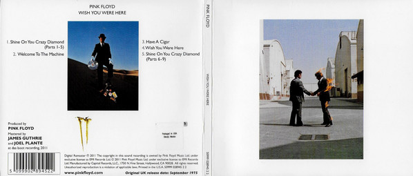 Pink Floyd - Wish You Were Here [CD] | EMI (50999 028945 2 2) - 3