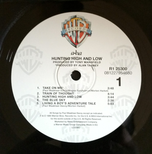 a-ha - Hunting High And Low | Warner Bros. Records (8122795468) - 3
