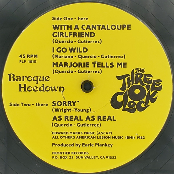 The Three O'Clock - Baroque Hoedown | Frontier Records (FLP 1010) - 3
