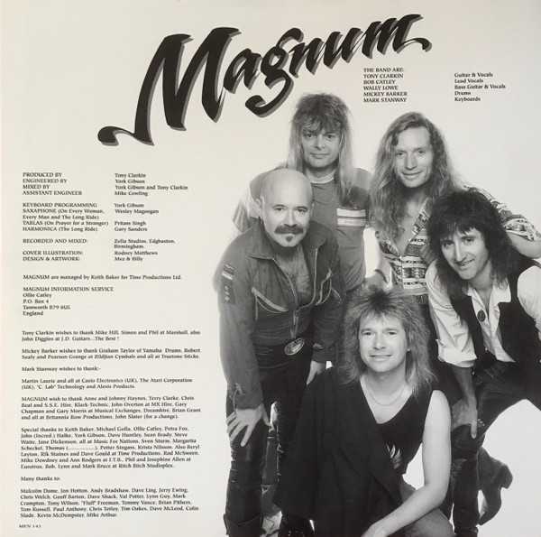 Magnum - Sleepwalking | Music For Nations (MFN 143) - 3