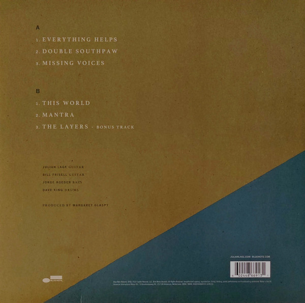 Julian Lage - The Layers | Blue Note (00602448669131) - 2 Julian Lage - The Layers | Blue Note (00602448669131) - 2