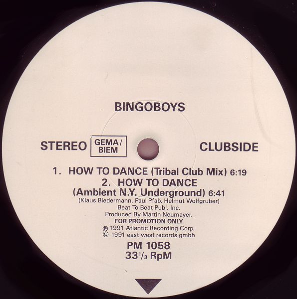 Bingoboys - How To Dance | Atlantic (PM 1058) - 2 Bingoboys - How To Dance | Atlantic (PM 1058) - 2
