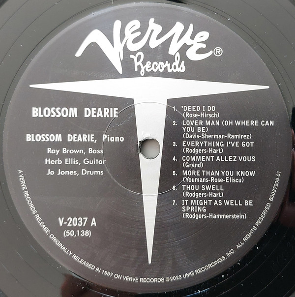 Blossom Dearie - Blossom Dearie | Verve Records (B0037206-01) - 3
