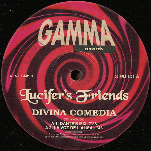 Lucifer's Friends - Divina Comedia | Gamma Records (GMR 01)