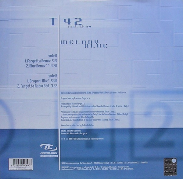 T42 Featuring Sharp - Melody Blue | No Colors (NC 22567-0069/0) - 2