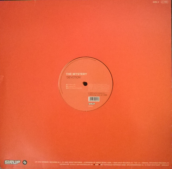 The Mystery - Devotion | Sirup Records (SIR006-6) - 2