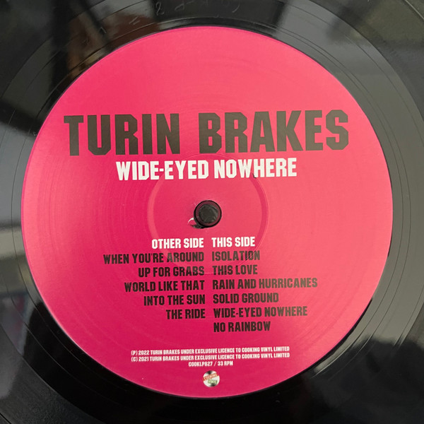 Turin Brakes - Wide-Eyed Nowhere | Cooking Vinyl (COOKLP827) - 4 Turin Brakes - Wide-Eyed Nowhere | Cooking Vinyl (COOKLP827) - 4