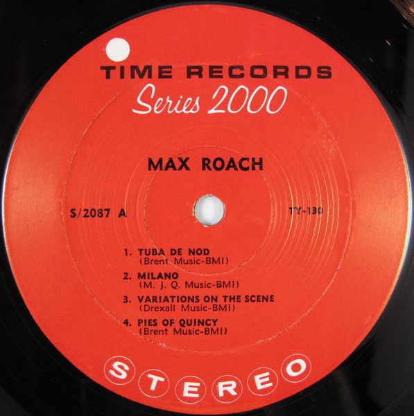 Max Roach - Max Roach | Time Records (S/2087) - 3 Max Roach - Max Roach | Time Records (S/2087) - 3