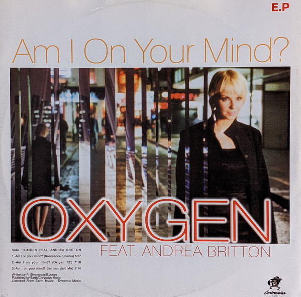 Oxygen Feat. Andrea Britton / I.T.B. - Am I On Your Mind? / Everybody In The Place | Contraseña Records (CON-440-EP) - main