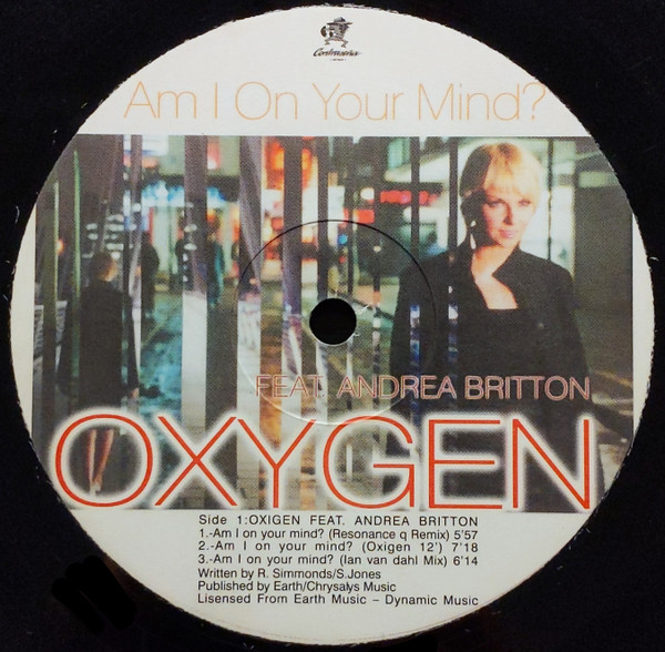 Oxygen Feat. Andrea Britton / I.T.B. - Am I On Your Mind? / Everybody In The Place | Contraseña Records (CON-440-EP) - 3