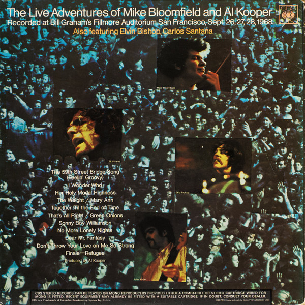 Mike Bloomfield And Al Kooper - The Live Adventures Of Mike Bloomfield And Al Kooper | Columbia (KGP 6) - 4 Mike Bloomfield And Al Kooper - The Live Adventures Of Mike Bloomfield And Al Kooper | Columbia (KGP 6) - 4