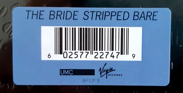 Bryan Ferry - The Bride Stripped Bare | Virgin Records (BFLP5) - 4 Bryan Ferry - The Bride Stripped Bare | Virgin Records (BFLP5) - 4
