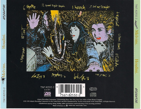 Melvins - Houdini | Atlantic (7567-82532-2) - 2
