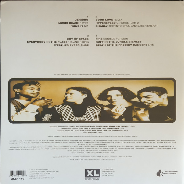 The Prodigy - Experience | XL Recordings (XLLP 110) - 4 The Prodigy - Experience | XL Recordings (XLLP 110) - 4