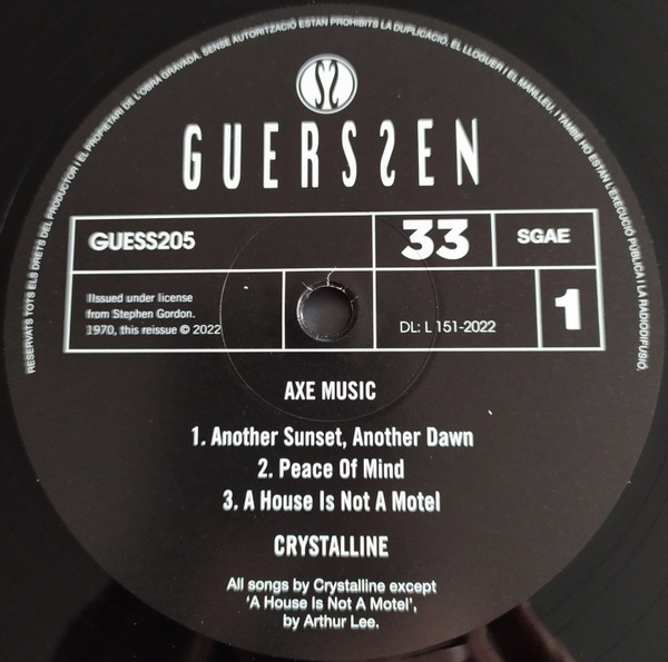 Crystalline - Axe Music | Guerssen (GUESS205) - 3 Crystalline - Axe Music | Guerssen (GUESS205) - 3