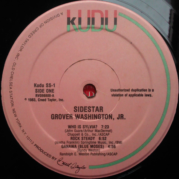 Grover Washington, Jr. - Side Star | Kudu (KUDU SS1) - 3
