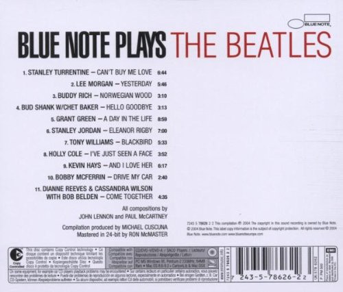 Various - Blue Note Plays The Beatles | Blue Note (7243 5 78626 2 2) - main