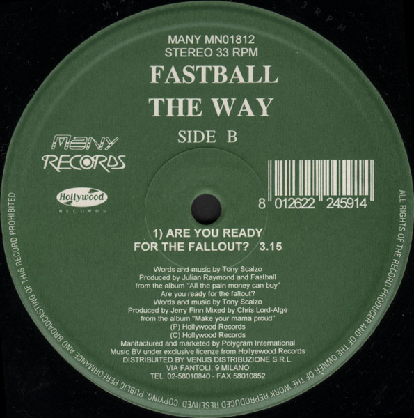 Fastball - The Way | Many Records (MN01812) - 2 Fastball - The Way | Many Records (MN01812) - 2