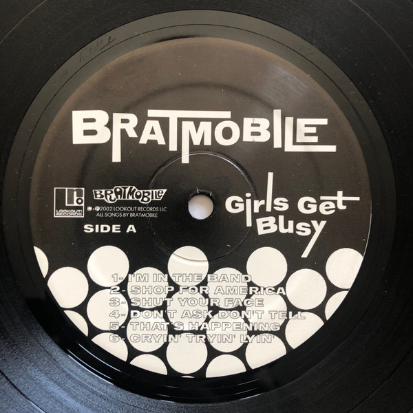 Bratmobile - Girls Get Busy (Evergreen Vinyl) | Lookout! Records (LK 280) - 3 Bratmobile - Girls Get Busy (Evergreen Vinyl) | Lookout! Records (LK 280) - 3