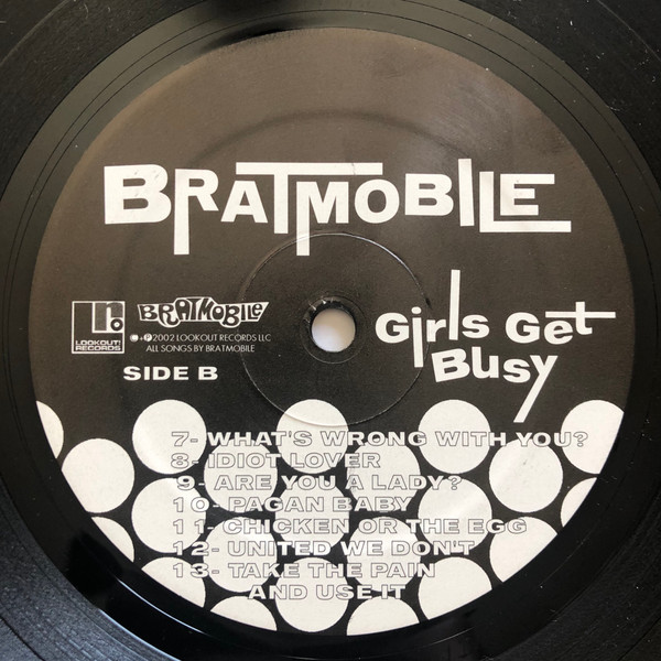 Bratmobile - Girls Get Busy (Evergreen Vinyl) | Lookout! Records (LK 280) - 4 Bratmobile - Girls Get Busy (Evergreen Vinyl) | Lookout! Records (LK 280) - 4